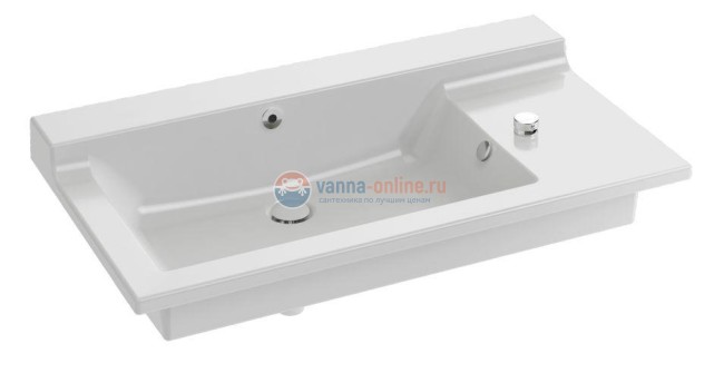 Раковина подвесная Jacob Delafon Soprano EXK122-00, для встраиваемых смесителей, 100*54 см Раковина подвесная Jacob Delafon Soprano EXK122-00, для встраиваемых смесителей, 100*54 см