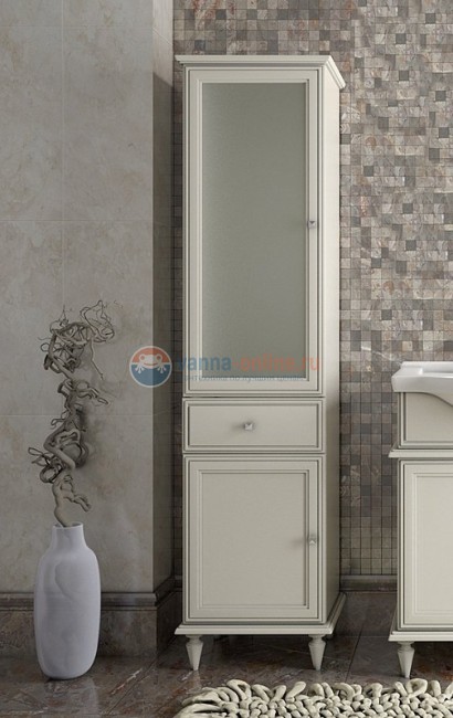 Шкаф пенал Opadiris Санрайз 45 L/R Z0000006606/Z0000006539 Слоновая кость Шкаф пенал Opadiris Санрайз 45 L/R Z0000006606/Z0000006539 Слоновая кость