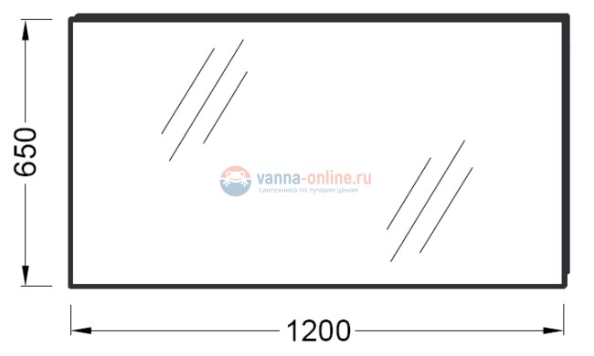 Зеркало Jacob Delafon Odeon Up 120 см, EB1085-NF