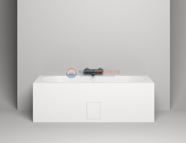 Ванна из искусственного камня Salini Ornella Axis 190 x 90 x 60 см из материала Sapirit, белая матовая 103412M Ванна из искусственного камня Salini Ornella Axis 190 x 90 x 60 см из материала Sapirit, белая матовая 103412M