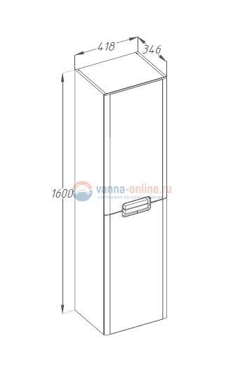 ГРАНДА 60 зеркало Белый ГРАНДА 60 зеркало Белый