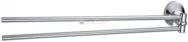 Полотенцедержатель Fixsen Europa FX-21802A поворотный, двойной, хром Полотенцедержатель Fixsen Europa FX-21802A поворотный, двойной, хром