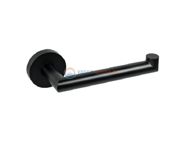 Держатель туалетной бумаги Bemeta Dark 104212030 17 x 7 x 5.5 см без крышки, черный Держатель туалетной бумаги Bemeta Dark 104212030 17 x 7 x 5.5 см без крышки, черный