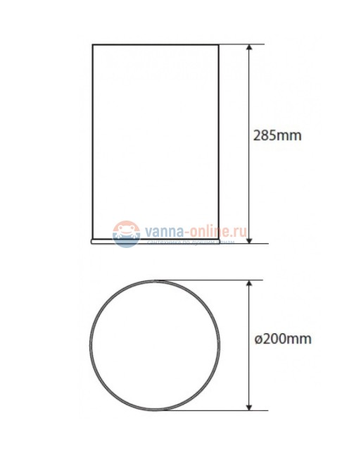 Ведро для мусора 9 л Bemeta Hotel 115115031, хром глянцевый