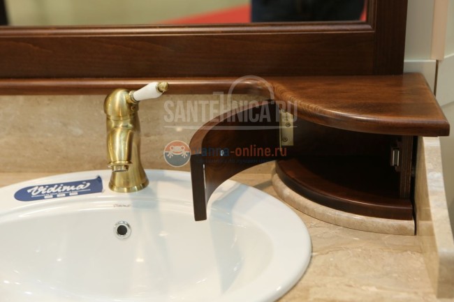 Тумба под раковину Opadiris ЛУЧИЯ 120, Орех антикварный Тумба под раковину Opadiris ЛУЧИЯ 120, Орех антикварный