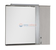 Зеркало-шкаф Aquanet Донна 100 00169184,, правый, цвет белый дуб