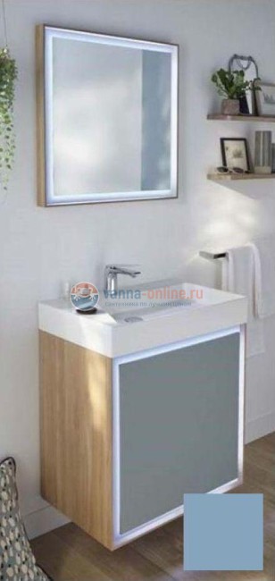 Зеркало Jacob Delafon Rythmik Pure 65 см EB1772-M43 матовый лак аквамарин