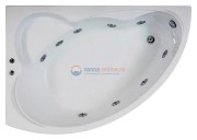 Акриловая ванна Bas Лагуна 170x120 L с г/м Акриловая ванна Bas Лагуна 170x120 L с г/м