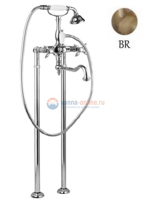 Смеситель Cezares Golf VDP2-03/24 цвет золото 24 карат Смеситель Cezares Golf VDP2-03/24 цвет золото 24 карат