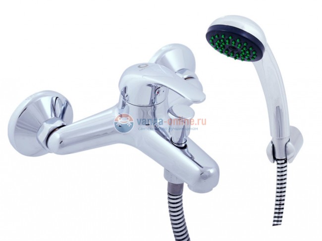 Смеситель для ванны и душа Rav-Slezak Sazava SA554.5/1, с душевым гарнитуром, хром