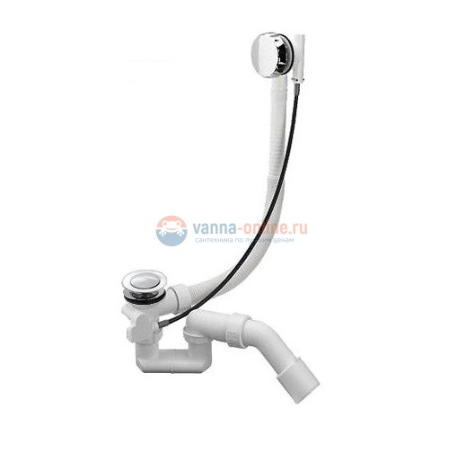 Слив-перелив Vega V55K 80 см полуавтомат