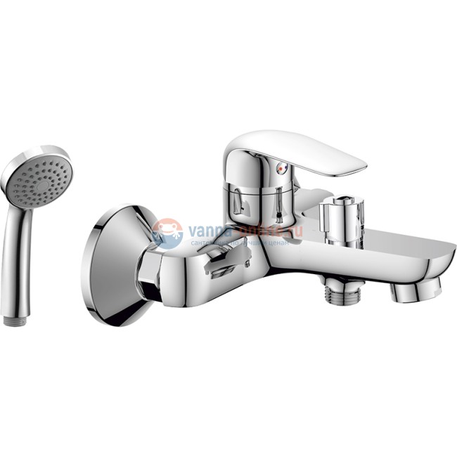 Смеситель для ванны Rush Fiji FI1835-44 для ванны и душа, хром Смеситель для ванны Rush Fiji FI1835-44 для ванны и душа, хром