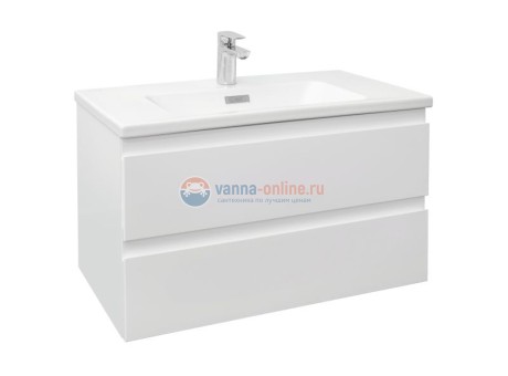 Тумба под раковину Jacob Delafon Madeleine EB2053-J51, 80 см, матовая белая
