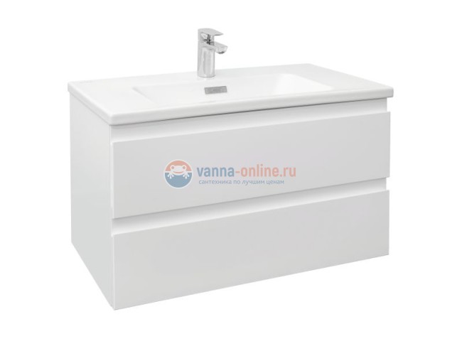 Тумба под раковину Jacob Delafon Madeleine EB2053-J51, 80 см, матовая белая