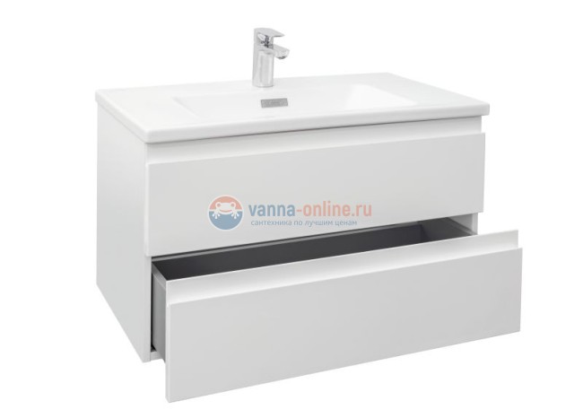 Тумба под раковину Jacob Delafon Madeleine EB2053-J51, 80 см, матовая белая