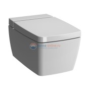 Подвесной безободковый унитаз Vitra Metropole, с функциями VitrAflush и VitrAfresh, с емкостью для чистящей жидкости, 7672B003-1686