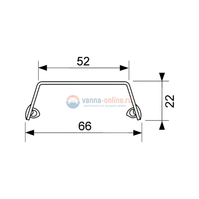 Решетка TECE «Steel II» из нержавеющей стали, 700 мм, сатин