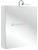 Зеркальный шкаф Jacob Delafon , 60х65 белый блестящий  (EB791G-N18)