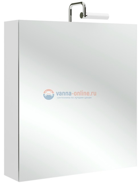 Зеркальный шкаф Jacob Delafon , 60х65 белый блестящий