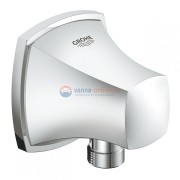 Шланговое подсоединение Grohe Grandera 27970000, хром, 1/2'-1/2' Шланговое подсоединение Grohe Grandera 27970000, хром, 1/2'-1/2'