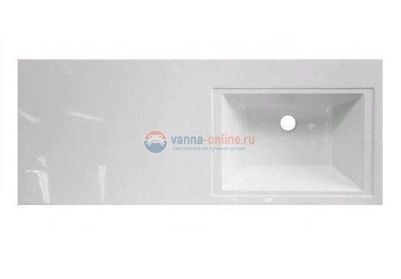 Раковина Эстет Даллас 100 ФР-00002062, правая, 100.2 х 48.2 х 14.5 см