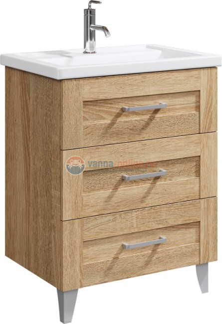 Тумба с раковиной Aqwella Foster 70 FOS01073DS напольная