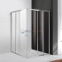 Душевой уголок Cezares Molveno-A-22-80+30-C-Cr-IV, 110x110x190 см, стекло прозрачное, хром