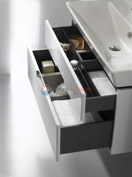 Тумба под раковину Jacob Delafon REVE EB1136-442, 100х45 см, серый антрацит