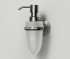 Дозатор стеклянный с держателем WasserKRAFT Ammer 7099