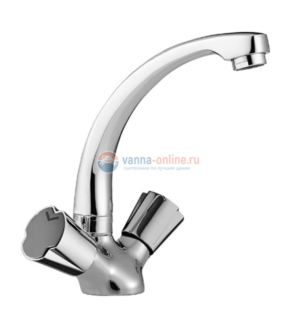 Смеситель Agger Retro-R A2001100 для раковины без донного клапана, хром