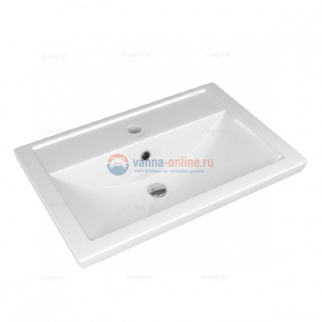 Тумба под раковину СаНта Виктория 60 NEW 700122N напольная, цвет белый