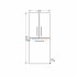 Колонна СаНта Вегас 60 526007 напольная/подвесная, с бельевой корзиной
