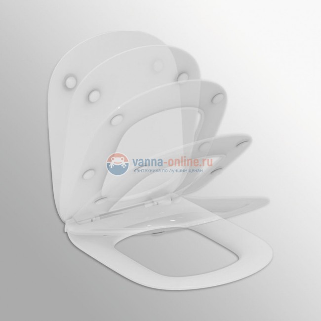 Тонкое сидение и крышка для унитаза Ideal Standard Tesi T352701