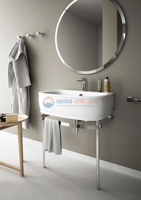 Раковина Artceram Azuley AZL003 01; 00, подвесная/накладная, цвет - белый глянцевый, 72 х 50 см Раковина Artceram Azuley AZL003 01; 00, подвесная/накладная, цвет - белый глянцевый, 72 х 50 см