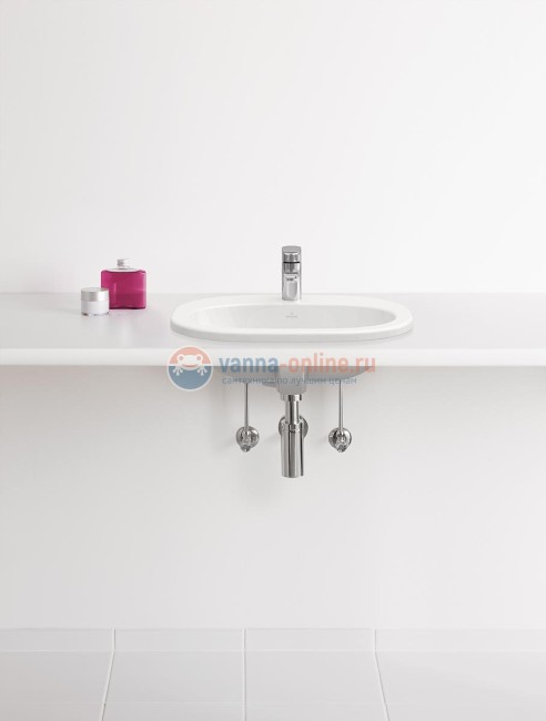 Раковина Villeroy&Boch O.novo, 4161 5601, 56*40,5 см, врезная Раковина Villeroy&Boch O.novo, 4161 5601, 56*40,5 см, врезная