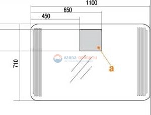 Зеркало Акватон Валенсия 110, 1A124602VA010