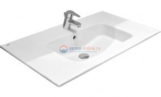 Раковина Roca Victoria 32799C000 80,5 см, встраиваемая сверху, белая Раковина Roca Victoria 32799C000 80,5 см, встраиваемая сверху, белая