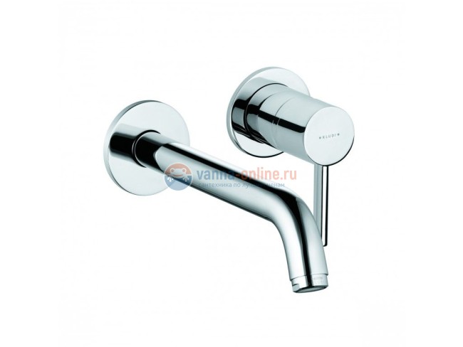 Смеситель Kludi Bozz 382450576 для раковины, хром излив 220 мм, внешняя часть