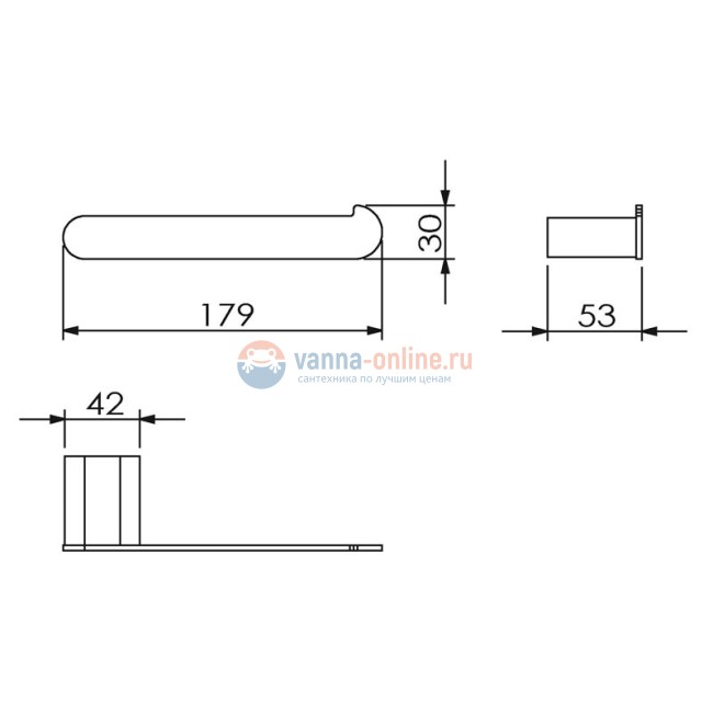 Бумагодержатель Langberger Lugano 24048A Бумагодержатель Langberger Lugano 24048A