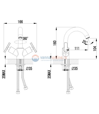 Смеситель Lemark plus Trend LM1807C для раковины Смеситель Lemark plus Trend LM1807C для раковины
