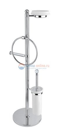 Стойка напольная Cezares Olimp WBS-01-M цвет хром, ручки металл