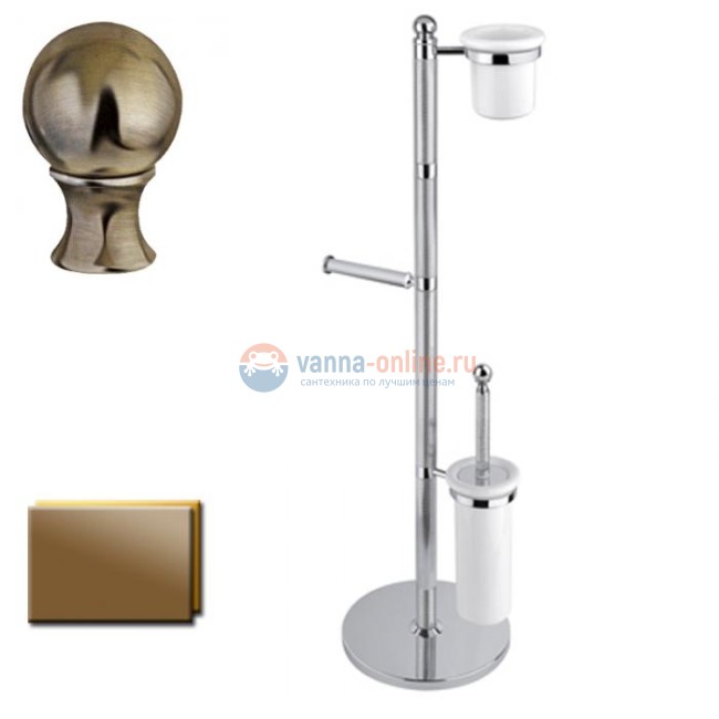 Стойка напольная Cezares Olimp WBS-01-M цвет хром, ручки металл