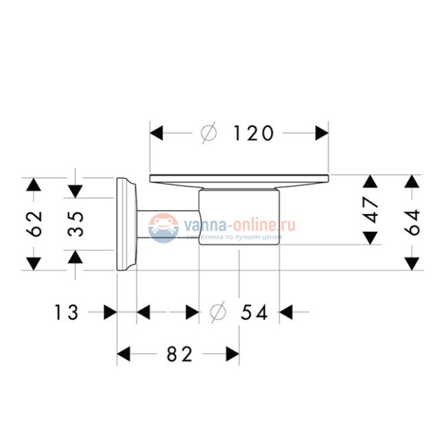 Мыльница Hansgrohe Logis Classic 41615000