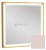 Зеркало Jacob Delafon Rythmik Pure 65 см EB1772-M78 матовый лак пыльная роза  (EB1772-M78)