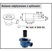 Сифон TECE, DN 50, 0,8 л/с, выход вбок 650001