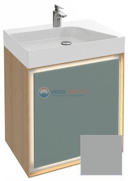 Тумба под раковину Jacob Delafon Rythmik Pure 65 см EB1770-M77, цвет пепельный матовый