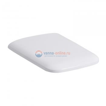 Крышка-сиденье Geberit iCon Square с металлическими петлями, стандарт DIN 19516 571900000