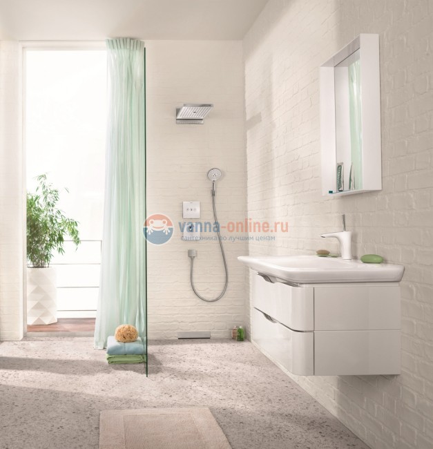 Переключатель потоков Hansgrohe 15764000 Shower Select скрытого монтажа, на 3 потребителя