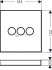 Переключатель потоков Hansgrohe 15764000 Shower Select скрытого монтажа, на 3 потребителя