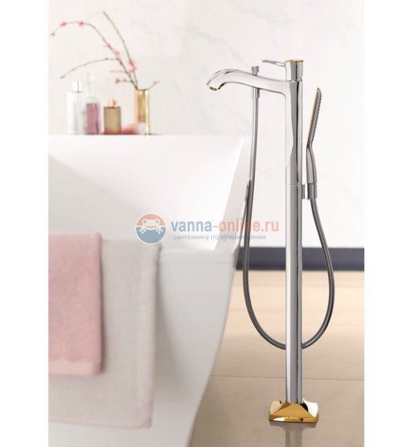 Смеситель Hansgrohe Metropol Classic 31445090 для ванны, хром/золото Смеситель Hansgrohe Metropol Classic 31445090 для ванны, хром/золото
